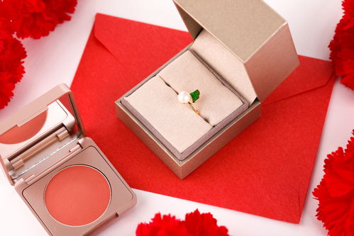 紅色浪漫母親節(jié)禮物禮品攝影圖 st攝影